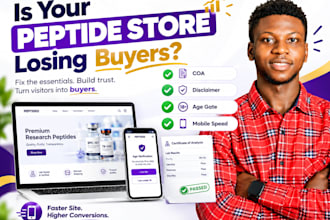 audit your peptide website and fix what stops buyers trusting you