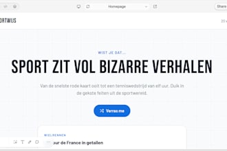 help you create a modern website using ai