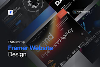 design a saas product launch landing page in framer