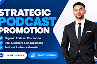 do strategic spotify podcast promotion and expert marketing