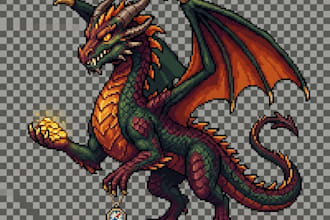 characters of pixel art