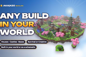 build anything in your minecraft survival or creative world