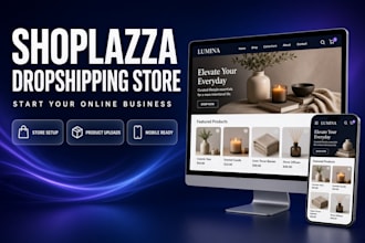 set up a professional shoplazza store