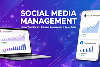 do SEO and manage your social media for growth