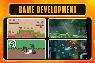 develop 2d unity games, mechanics and prototypes