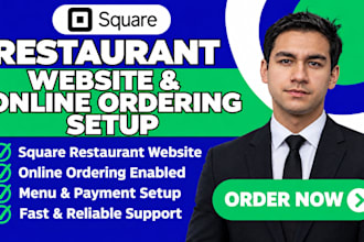 square online restaurant website online ordering setup