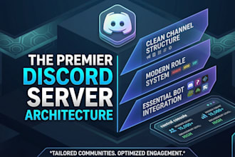 set up a professional discord server for your community