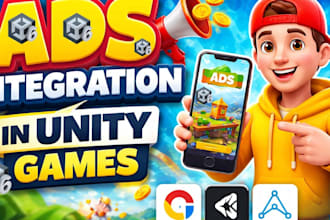 integrate admob or unity ads into your unity game