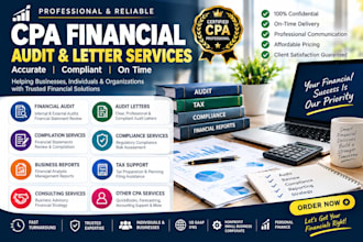 prepare financial statements and profit and loss