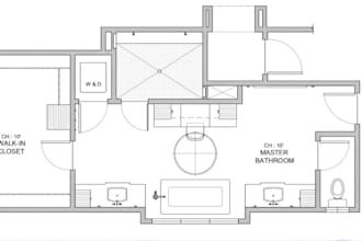 design professional residential remodeling floor plan, bathroom, walk in closet