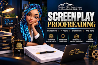 proofread and edit your screenplay or movie script