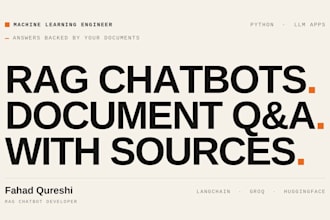 build a rag chatbot for your documents