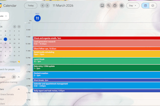 organize your inbox and manage your calendar