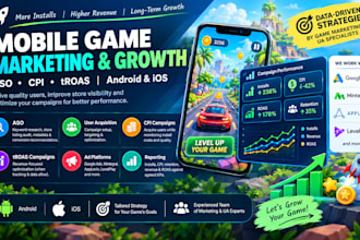 grow your mobile game with aso and user acquisition campaigns