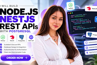 build nodejs nestjs rest apis with postgresql