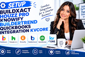 setup buildxact houzz pro knowify buildertrend quickbooks integration kvcore