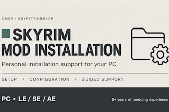 help you to install mods for skyrim
