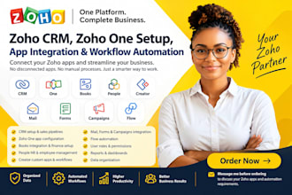 setup zoho crm automation zoho one books people creator analytics form mail desk
