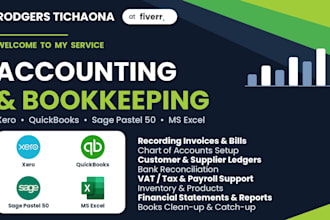 do monthly bookkeeping in xero and quickbooks online