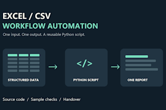 automate your recurring excel or CSV report