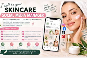 be your skincare social media manager beauty marketing skincare marketing