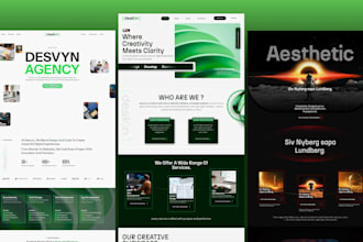 design website, landing page and shopify ui ux in figma