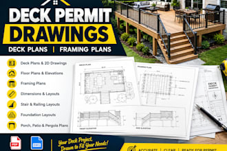 create deck permit for your city approval