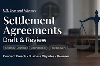 draft a contract breach settlement proposal