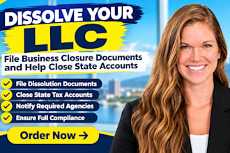 dissolve your llc, file closure documents and resolve state filings