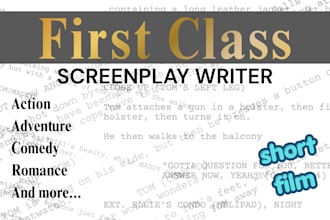 write you a short film screenplay