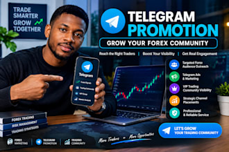 telegram promotion grow 800k VIP forex traders, telegram marketing