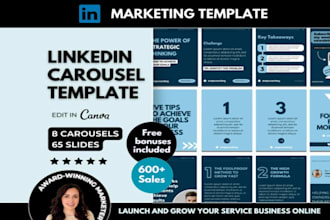 design linkedin carousel posts for coaches and consultants