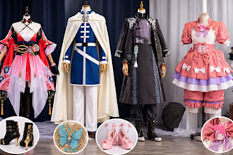sew custom cosplay costume and anime outfit