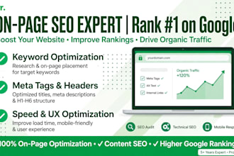do on page seo optimization and keyword research for your website