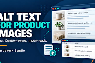 write accessible alt text for your product images