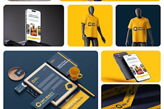 create luxury corporate brand identity and visual identity