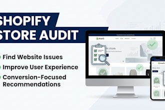audit and review your shopify store to increase conversions