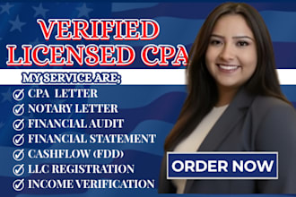 review financial statements analyze cashflow prepare financial audit fdd report