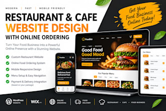 online ordering website for restaurant cafe wordpress food ordering system