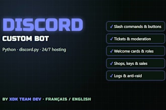 create a custom discord bot in python