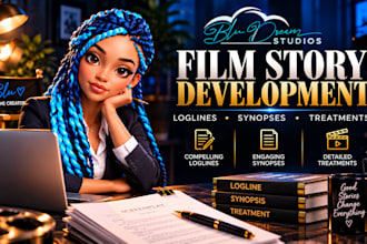 write film loglines, synopses, and treatments