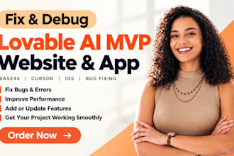 fix debug lovable ai mvp website app base44 cursor ios bug fixing lovable expert