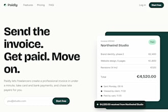 create a modern landing page with HTML and CSS