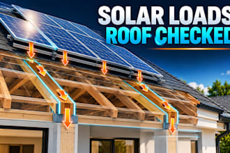 assess roof capacity for solar panel loads
