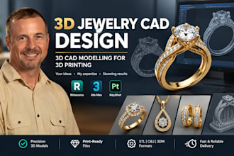 design 3d jewelry cad design 3d cad modelling for 3d printing