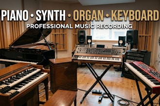 record piano, synth, organ, keyboard for your song
