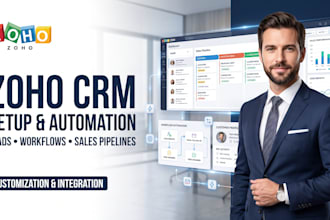 zoho CRM setup customize zoho CRM automate zoho landing page sales  halloween