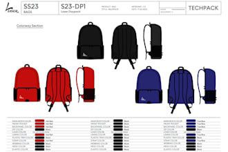 create factory ready teckpacks for bags, apparels, accessories