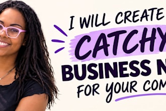 give your company a catchy business name and slogan