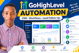 setup gohighlevel crm automation and workflow